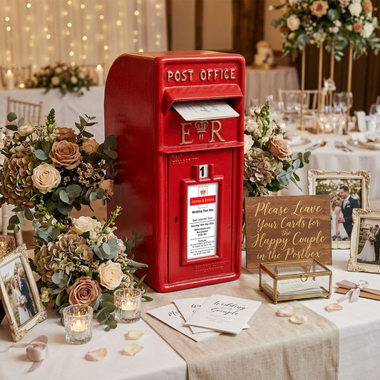 Red Royal Mail Wedding Post Box Hire